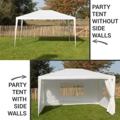 MaxxGarden Partytent - Paviljoen - 3x4m - Incl. Zijwanden - Waterdicht - Wit -Gardena Winkel 1200x1200 624
