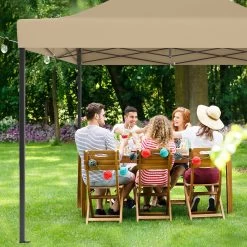 LifeGoods Partytent - 3x4.5 M - Zijwanden - Easy Up - Opvouwbaar - Waterdicht - Draagtas Met Wieltjes - Beige 19 LifeGoods Partytent - 3x4.5 M - Zijwanden - Easy Up - Opvouwbaar - Waterdicht - Draagtas Met Wieltjes - Beige -Gardena Winkel 1200x1200 656