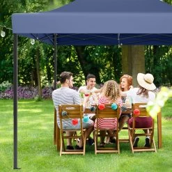 LifeGoods Partytent - 3x4.5 M - Easy Up - Opvouwbaar - Waterdicht - Draagtas Met Wieltjes - Donkerblauw -Gardena Winkel 1200x1200 685