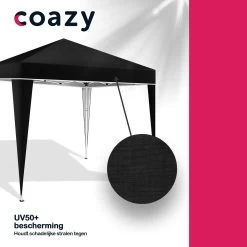 Coazy Waterdichte Partytent 3x3 Meter Opvouwbaar - Paviljoen - Easy Up - Pop-up Tent Met Haringen, Touw En Anti Slip Poten - Waterdicht - Partytenten Weerbestendig -Gardena Winkel 1200x1200 687