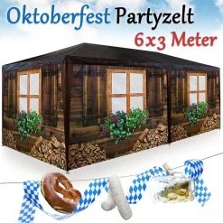 Casaria Apres-Ski Hut Party Tent - 18m² - 3x6m Met 6 Zijpanelen -Gardena Winkel 1200x1200 695