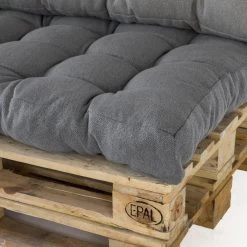 2L Home & Garden Rugkussen Metro Grijs - 60 X 40cm -Gardena Winkel 1200x1200 791