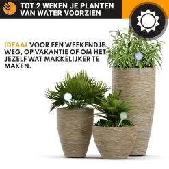 Waterdruppelaar Set Van 6 Stuks Voor Planten – 27 CM – Automatisch Watergeefsysteem Voor Kamerplanten – Planten Watergever Met Druppelsysteem – Waterbol -Gardena Winkel 1200x1200 909
