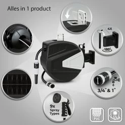 Sens Design Slanghaspel - Tuinslang Haspel - Automatisch - Zwart - 30m -Gardena Winkel 1200x1200 997