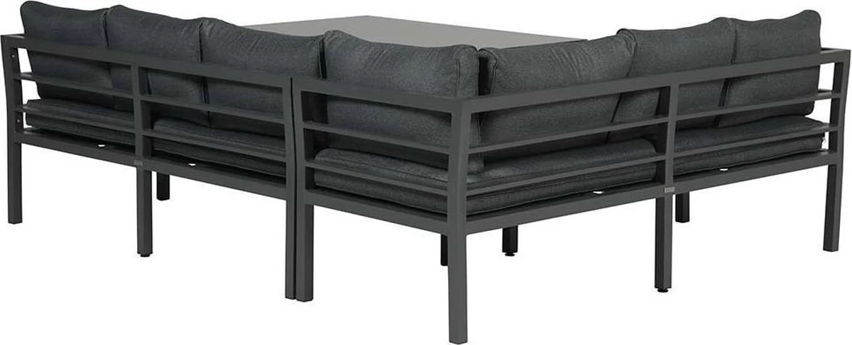 Blakes Lounge Diningset - 4 Delig - Donker Grijs 7 Blakes Lounge Diningset - 4 Delig - Donker Grijs - Afbeelding 7