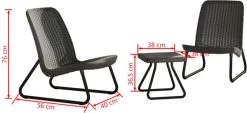 Keter Rio Balkonset - 3 Delig - Grafiet -Gardena Winkel 1200x551 3