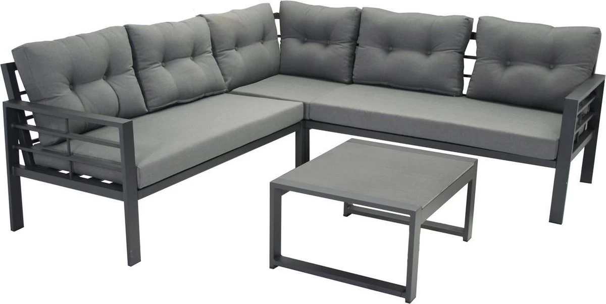 SenS-Line Elba Aluminium Loungeset | Met Koffietafel 10 SenS-Line Elba Aluminium Loungeset | Met Koffietafel - Afbeelding 10
