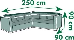 Nature - Tuinmeubelhoes - Beschermhoes Voor Loungeset L - H90 X 250 X 90cm 5 Nature - Tuinmeubelhoes - Beschermhoes Voor Loungeset L - H90 X 250 X 90cm -Gardena Winkel 1200x660