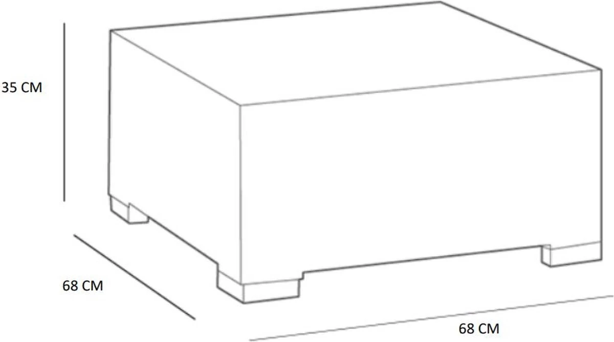 Allibert California Loungeset - 5 Personen - Cappuccino 7 Allibert California Loungeset - 5 Personen - Cappuccino - Afbeelding 7