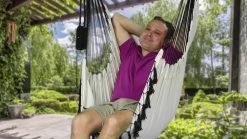 Vita5 XXL Hangstoel | Binnen&Buiten Hangnest | Incl. 2 Kussens En Boekenvak | Volwassenen&Kinderen | Hangmatstoel Tot 225kg | Donkergroen -Gardena Winkel 1200x675 10