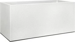 Elho Vivo Structure Finish Lang 90 - Plantenbak Voor Binnen & Buiten - Ø 88 X H 41 - Wit -Gardena Winkel 1200x680 3