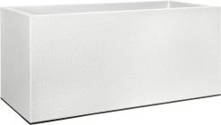 Elho Vivo Structure Finish Lang 90 - Plantenbak Voor Binnen & Buiten - Ø 88 X H 41 - Wit -Gardena Winkel 1200x682 2