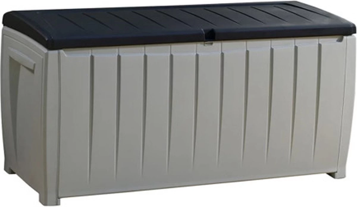 Keter Novel Opbergbox - 340L - 124x55x62.5cm - Grijs 10 Keter Novel Opbergbox - 340L - 124x55x62.5cm - Grijs - Afbeelding 10
