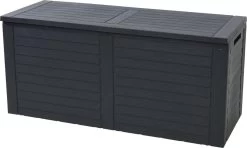 KOOPMAN Kussenbox - Tuinkist - Opslagbox - 240 Liter - Met Verzonken Handgrepen - 115x45x53CM - Zwart 5 KOOPMAN Kussenbox - Tuinkist - Opslagbox - 240 Liter - Met Verzonken Handgrepen - 115x45x53CM - Zwart -Gardena Winkel 1200x721 1