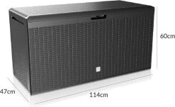 Prosperplast Opbergbox Met Deksel – Waterdicht Wielen 290 L -Antraciet 11 Prosperplast Opbergbox Met Deksel – Waterdicht Wielen 290 L -Antraciet -Gardena Winkel 1200x732 1