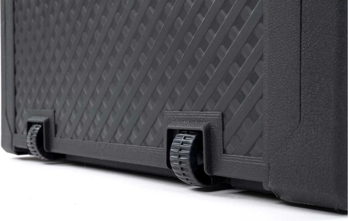 Keter Emily Opbergbox - 118x45x57 Cm - 270L - Grafiet 2 Keter Emily Opbergbox - 118x45x57 Cm - 270L - Grafiet - Afbeelding 2