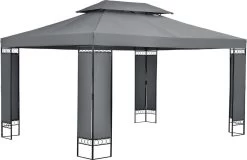 Paviljoen / Partytent - 3 X 4 Meter - Antraciet