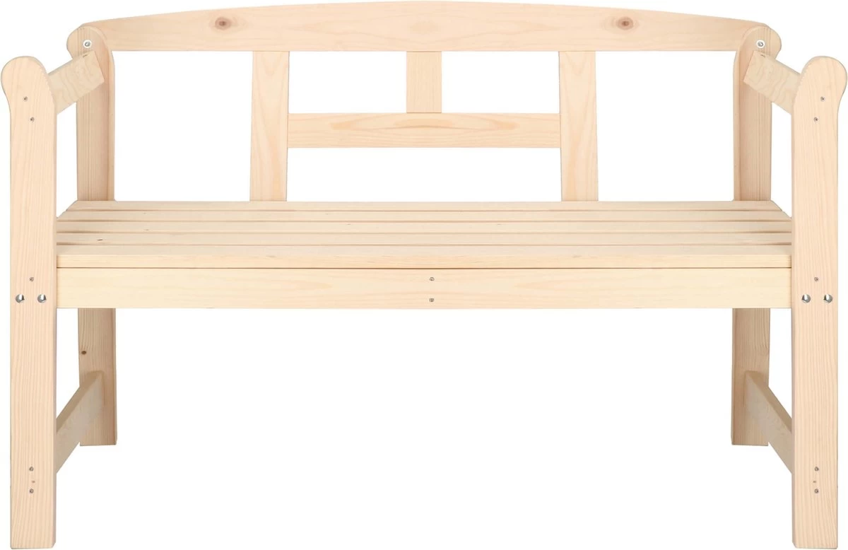 Merkloos Springos Tuinbank | Tuinbankje | Zitbank Buiten | Naaldhout | 119 X 78 X 45 Cm | Licht 1 Merkloos Springos Tuinbank | Tuinbankje | Zitbank Buiten | Naaldhout | 119 X 78 X 45 Cm | Licht