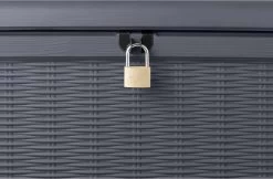 Keter - Borneo Opbergbox - 416 Liter - 129.5 X 62.5 X 70 Cm - Antraciet -Gardena Winkel 1200x787