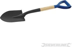 Silverline Mini Spade Met Ronde Kop En Houten Schacht - 70 Cm -Gardena Winkel 1200x794 12