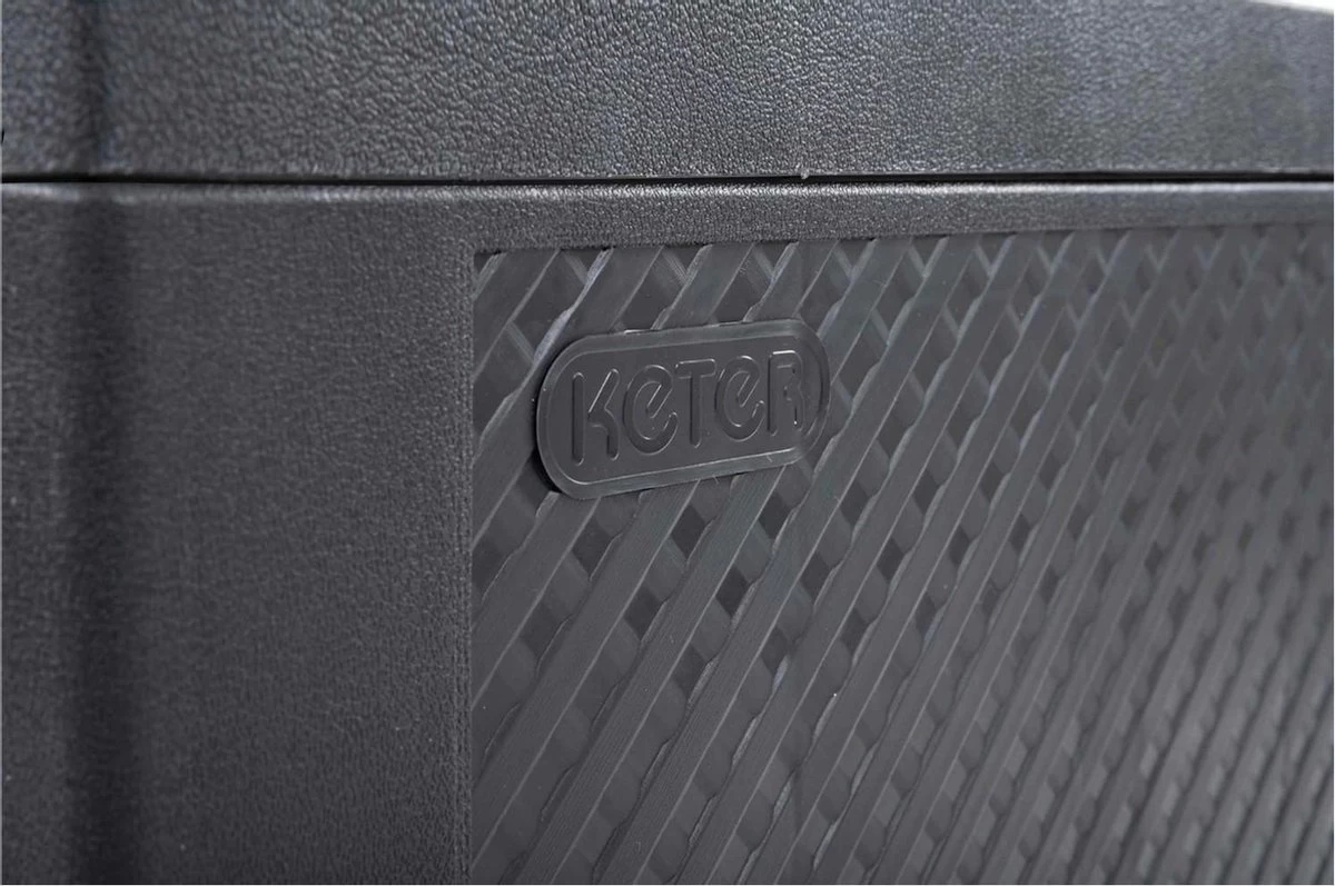 Keter Emily Opbergbox - 118x45x57 Cm - 270L - Grafiet 4 Keter Emily Opbergbox - 118x45x57 Cm - 270L - Grafiet - Afbeelding 4