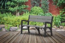 Keter Montero Tuinbank - 3-personen - 150x62,5x89cm – Grafiet -Gardena Winkel 1200x799 6