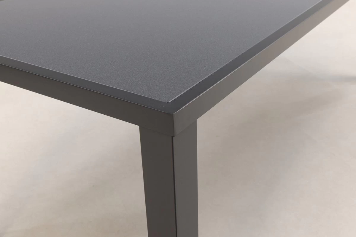 Alma Tuintafel Antraciet - 210 X 90 Cm. 4 Alma Tuintafel Antraciet - 210 X 90 Cm. - Afbeelding 4