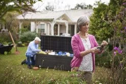 Keter Brightwood Opbergbox - 455L - 145x69,7x60,3 Cm - Grafiet -Gardena Winkel 1200x800 156