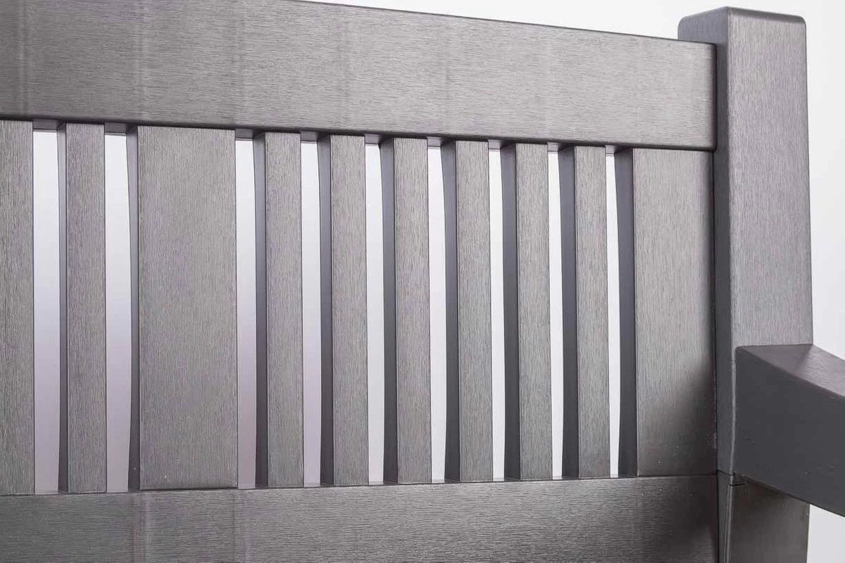 Merkloos Opbergbank Van Kunststof | 130 X 60 Cm | Antraciet 4 Merkloos Opbergbank Van Kunststof | 130 X 60 Cm | Antraciet - Afbeelding 4