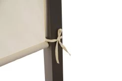 MaxxGarden Pergola - Partytent - Tuinpaviljoen Met één Gesloten Zijkant - 3x3x2,3 M - Cream -Gardena Winkel 1200x800 173