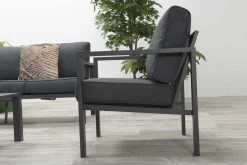 Garden Impressions Durban Loungeset - 4-delig - Zwart -Gardena Winkel 1200x800 212