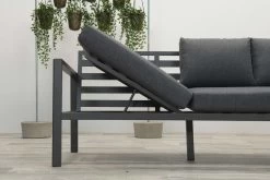 Garden Impressions Lexinton Loungeset - Verstelbaar - Aluminium - Zwart -Gardena Winkel 1200x800 232
