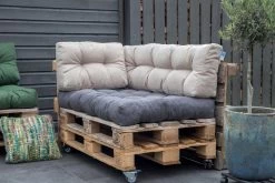 2L Home & Garden Rugkussen Metro Grijs - 60 X 40cm -Gardena Winkel 1200x800 266