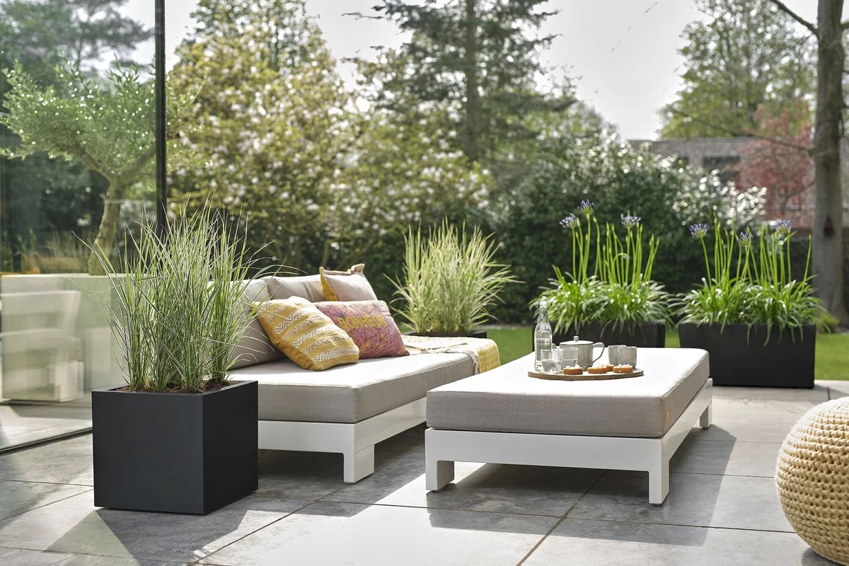 Elho Vivo Next Vierkant 40 - Plantenbak Voor Binnen & Buiten - Ø 39.0 X H 37.9 Cm - Zwart/Living Black 5 Elho Vivo Next Vierkant 40 - Plantenbak Voor Binnen & Buiten - Ø 39.0 X H 37.9 Cm - Zwart/Living Black - Afbeelding 5