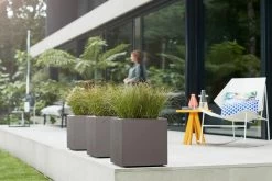 Elho Vivo Structure Finish Vierkant 40 - Plantenbak Voor Binnen & Buiten - Ø 39 X H 41 - Grijs/Warm Grijs 17 Elho Vivo Structure Finish Vierkant 40 - Plantenbak Voor Binnen & Buiten - Ø 39 X H 41 - Grijs/Warm Grijs -Gardena Winkel 1200x800 346