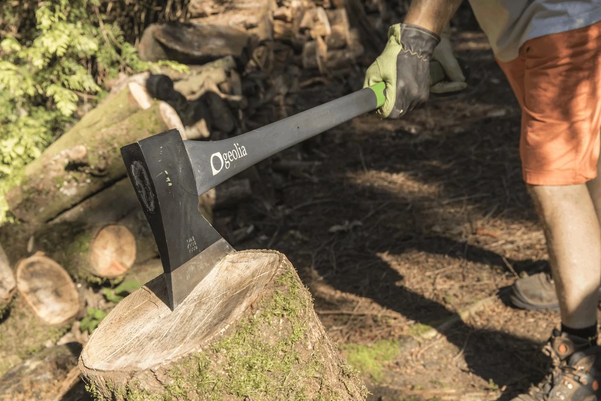 GEOLIA - Bijl - Bijl - Staal - Glasvezelsteel - 2,2 Kg Met Een Stalen Kop Van 1,6 Kg - Bijlen - Grote Bijl - Kloofhamer - Kloofbijl - Kloofbijl 5 GEOLIA - Bijl - Bijl - Staal - Glasvezelsteel - 2,2 Kg Met Een Stalen Kop Van 1,6 Kg - Bijlen - Grote Bijl - Kloofhamer - Kloofbijl - Kloofbijl - Afbeelding 5