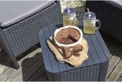 ALLIBERT Keter Luzon Opbergtafel - 39x39x43cm - Donkergrijs -Gardena Winkel 1200x806 2