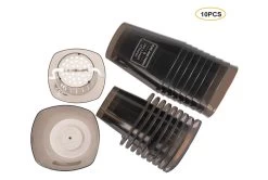 Merkloos Kruidenpot Waterreservoir Verse Kruiden Plantenpot Met Watergeefsysteem Voor Vensterbank Keuken Kruidentuin Binnen Set Van 10 Stuks Zwart -Gardena Winkel 1200x806 5