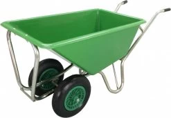 Kruiwagen Met Dubbel Luchtwiel Stal Eco Groen 160 Liter -Gardena Winkel 1200x833 3