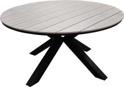 Ronde Tuintafel Cyprus ø120cm | Wood | Polywood & Aluminium