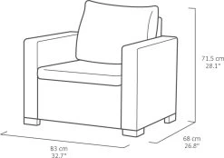 Allibert California Loungeset - 5 Personen - Cappuccino 30 Allibert California Loungeset - 5 Personen - Cappuccino -Gardena Winkel 1200x847 2