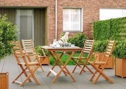 Houten Plantenbak Met Wieltjes 50x50 - Geolied Duurzaam FSC Acaciahout – Bloembak Buiten - Plantenbakken Buiten - Perfecthomeshop -Gardena Winkel 1200x857 5