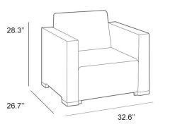 Allibert California Loungeset - 5 Personen - Cappuccino 34 Allibert California Loungeset - 5 Personen - Cappuccino -Gardena Winkel 1200x889