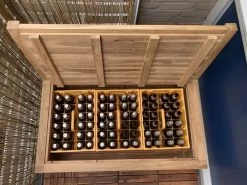 Kleine Teakhouten Tuinbank Met Opbergruimte - 100 X 60 X 90 Cm - Duurzaam Teakhout - Blijft Strak En Mooi - Sterke Constructie Om Lang Mee Te Gaan -Gardena Winkel 1200x899 1