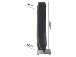 AeroCover Parasolhoes - Zweef Parasols - Grijs - 250x55 Cm (HxB) -Gardena Winkel 1200x900 3