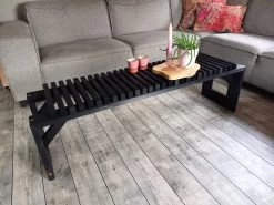 Tuinbank Design 2023 - 150CM - Grenen Hout - Zwart 13 Tuinbank Design 2023 - 150CM - Grenen Hout - Zwart -Gardena Winkel 1200x900 8