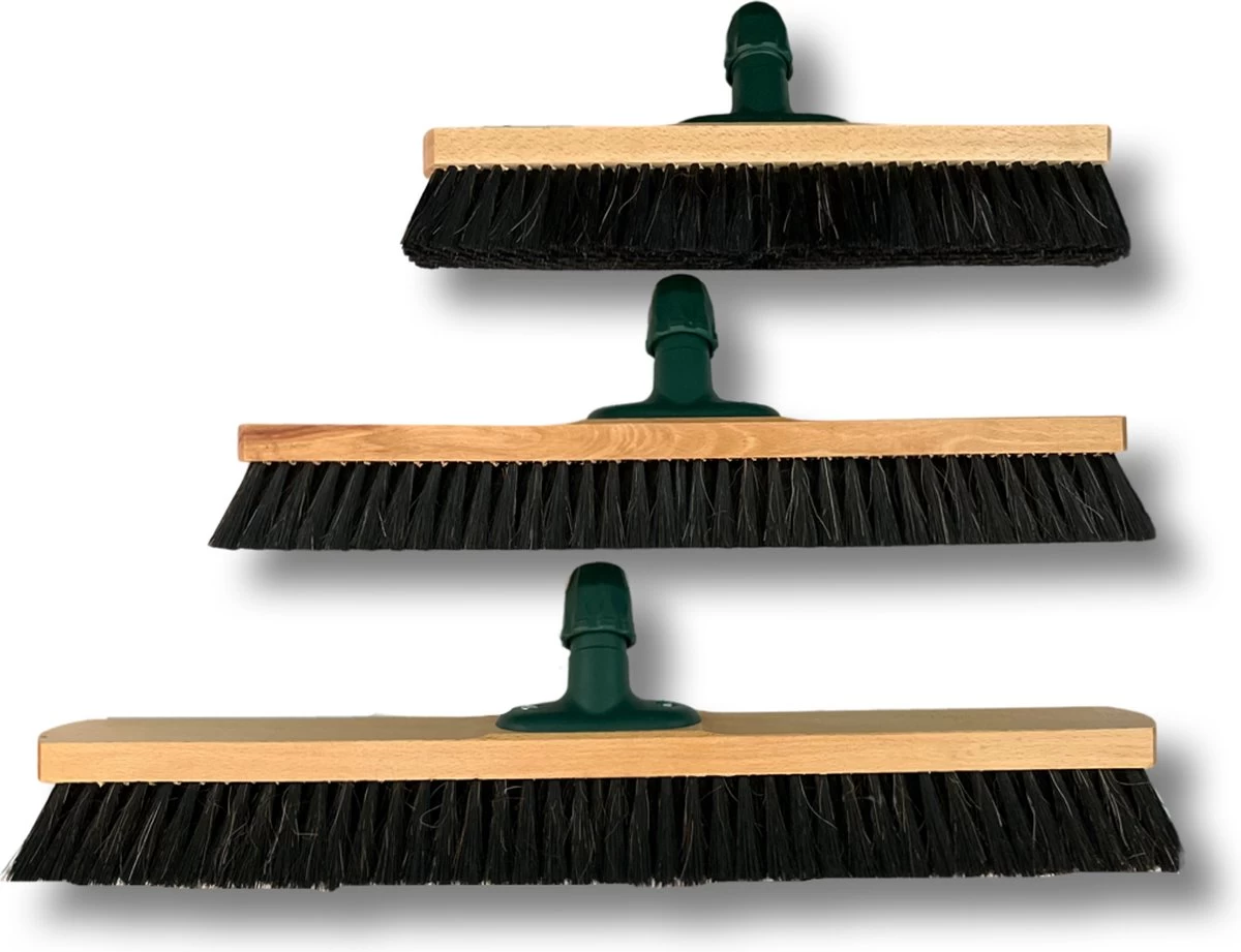 MAUS Classic Bezem Binnen 50cm - Zachte Paardenhaar Zaalveger Van Hout Met Steel - Made In EU -zeer Robuust 5 MAUS Classic Bezem Binnen 50cm - Zachte Paardenhaar Zaalveger Van Hout Met Steel - Made In EU -zeer Robuust - Afbeelding 5