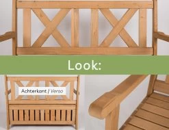 Needs&wants® Houten Tuinbank Met Opbergruimte, 2-zits Kistbank Houten Klassieke Bank Opslag, Grote Tuinopbergbank Van Massief Hout Weerbestendig Voor Buiten Tuin, Balkon, Terras, 115x61x85 Cm, Donker-bruin -Gardena Winkel 1200x922 2