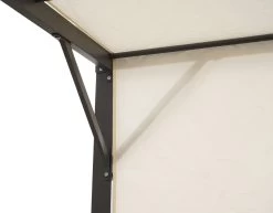 MaxxGarden Pergola - Partytent - Tuinpaviljoen Met één Gesloten Zijkant - 3x3x2,3 M - Cream -Gardena Winkel 1200x940 1