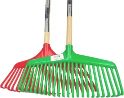 Synx Tools Gazonhark Bladhark 23 Tanden Hark - Harken - Grashark- Gazon - Kunststof Blauw/groen -Met Steel 120cm -Gardena Winkel 1200x947 3